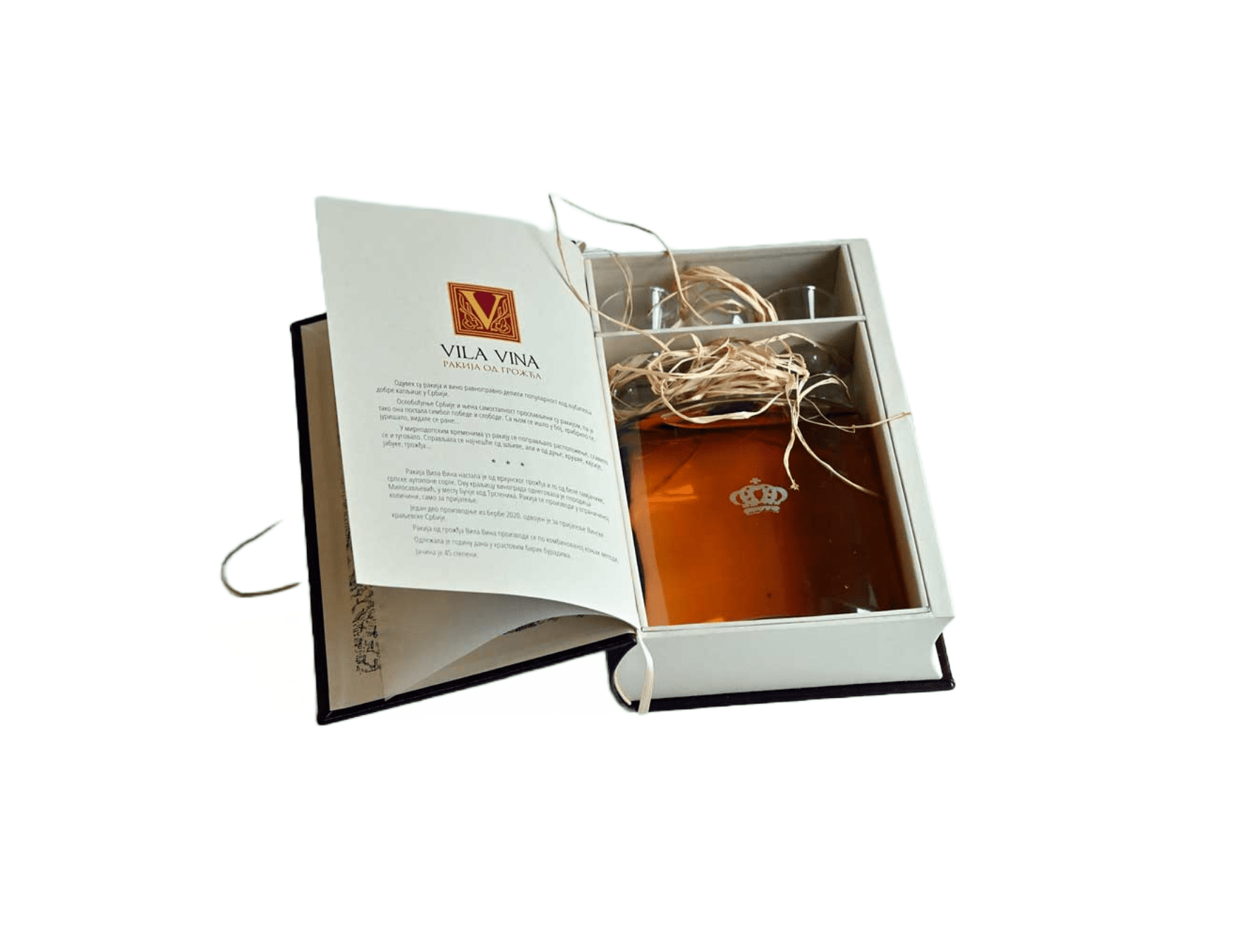 Box-book with brandy
