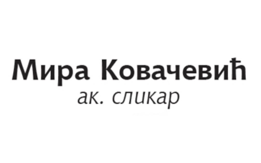 Mira Kovačević, ac. painter